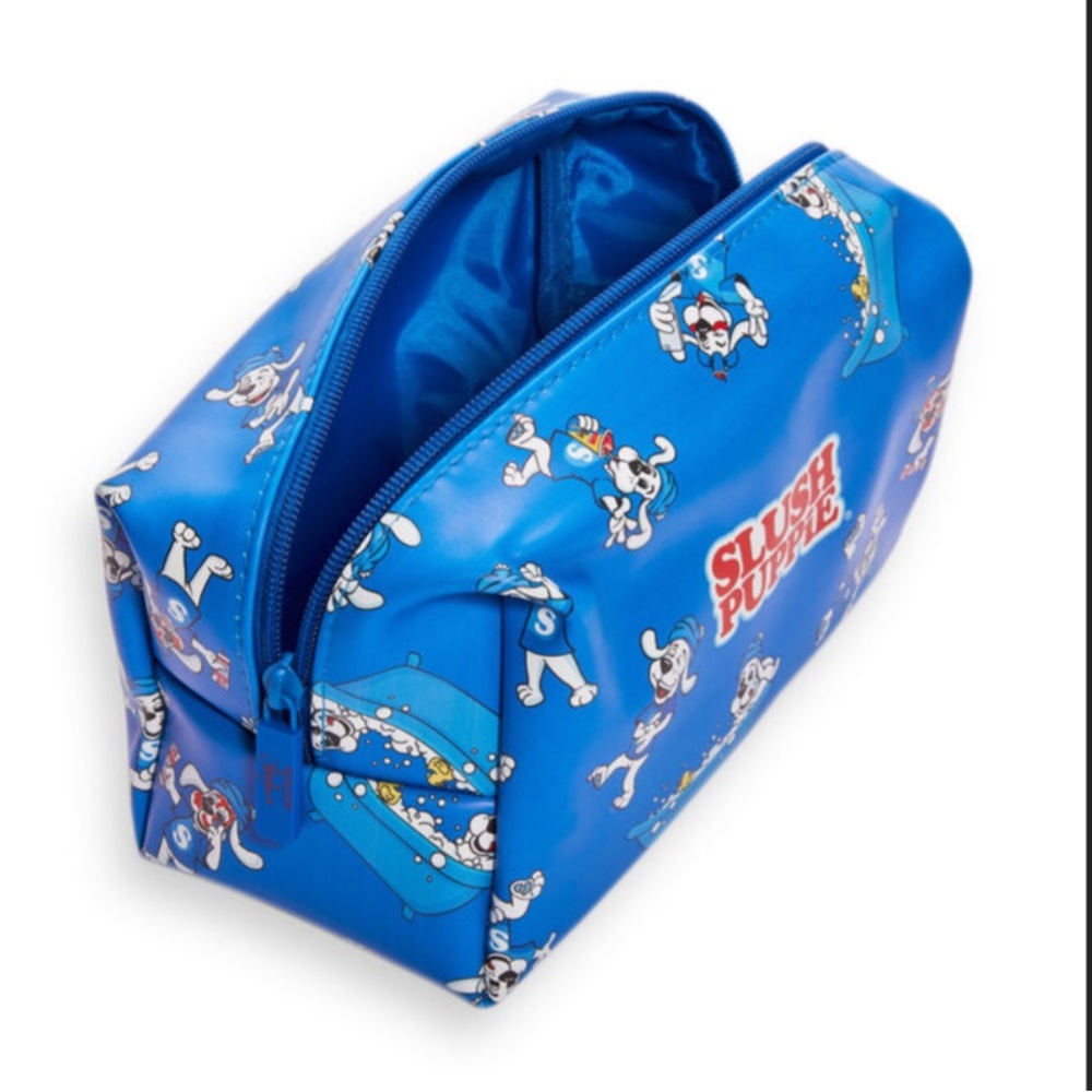 Revolution Beauty London X Jake Jamie. Blue Slush Puppie slushie cosmetic bag…
